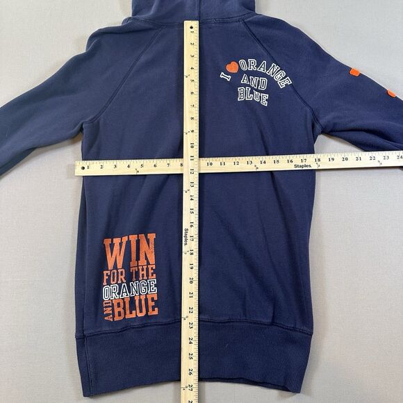 Victoria's Secret PINK Hoodie with Logo Patch, University of Illinois Helmet Med - Picture 6 of 6